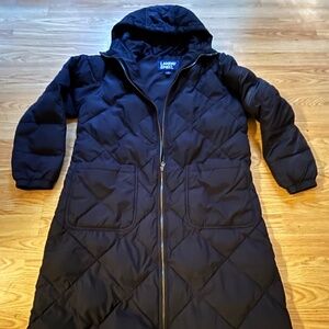 Land’s End Long Puff Coat Size M